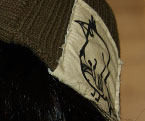 Patch Beanie - Hand printed and sewn