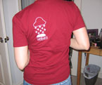 Rain/Snow Vneck - Unisex Back View